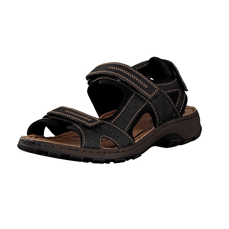 Sandália Rieker 26061-00 Para Homem - Pretas